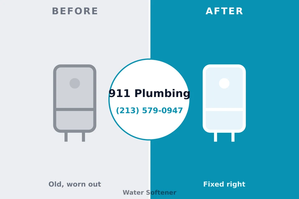 Before and after: plumbing company South Salt Lake, UT
